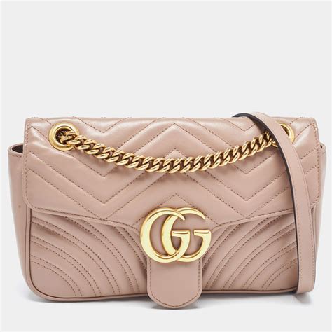 gucci dusty pink marmont|Gucci pink marmont bag.